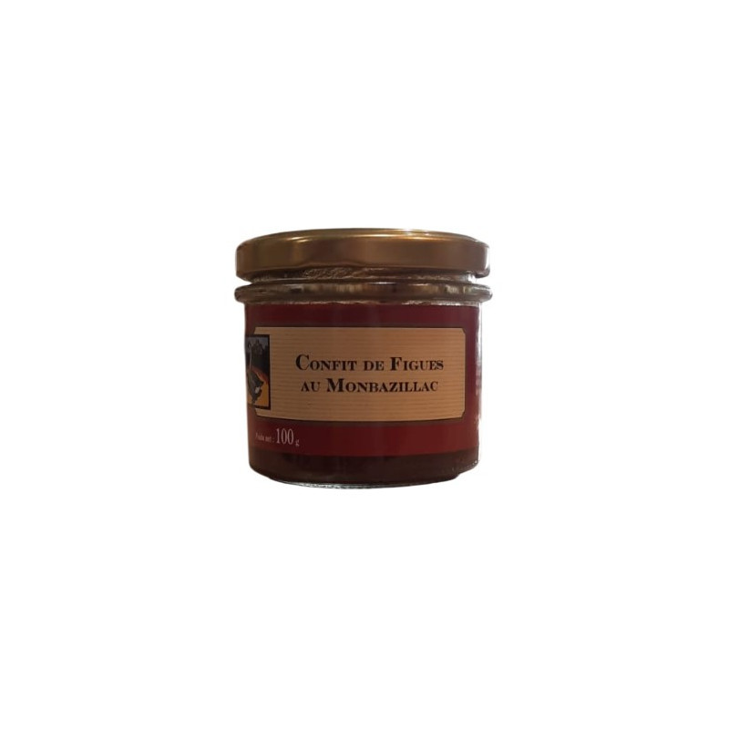 CONFIT DE FIGUES AU MONBAZILLAC BOCAL 100G CONFIT DE FIGUES AU MONBAZILLAC BOCAL 100G