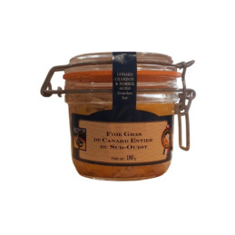 FOIE GRAS CANARD ENTIER DU SUD OUEST BOCAL 180G