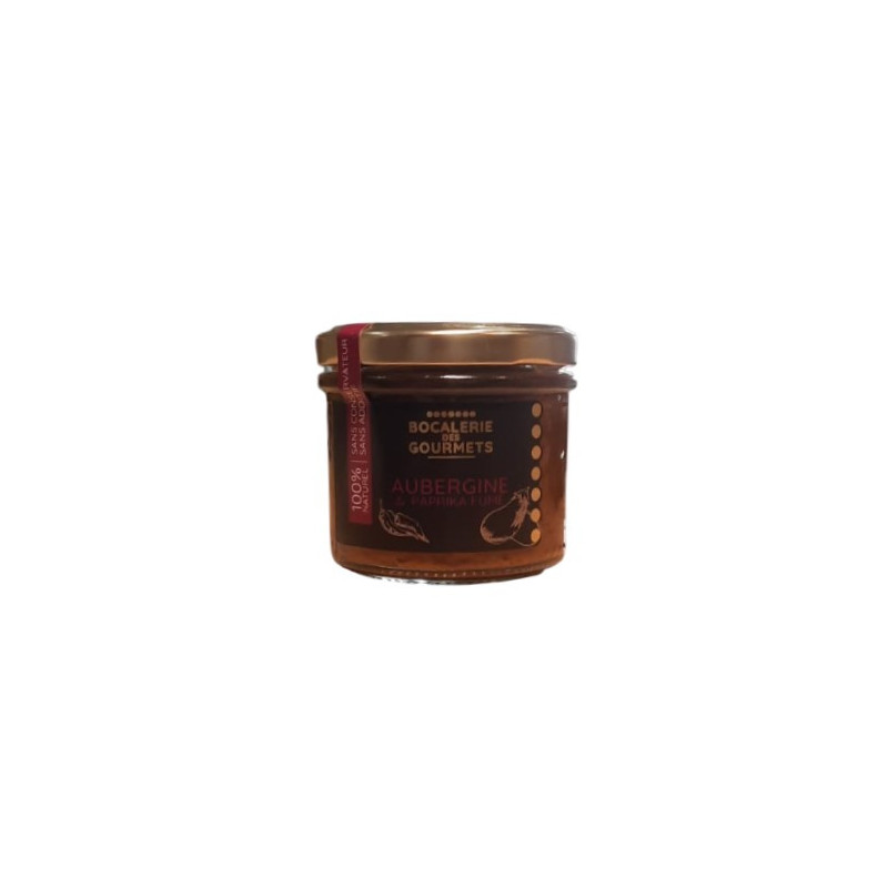 AUBERGINE ET PAPRIKA FUME BOCALERIE DES GOURMETS 110G AUBERGINE ET PAPRIKA FUME BOCALERIE DES GOURMETS 110G