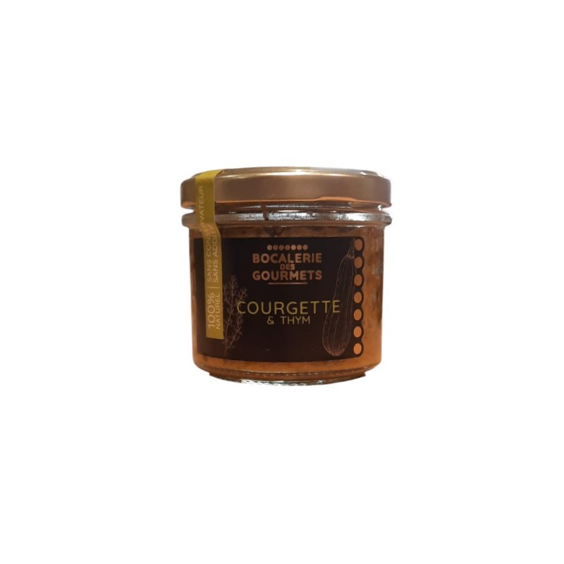 COURGETTE ET THYM BOCALERIE DES GOURMETS 110G COURGETTE ET THYM BOCALERIE DES GOURMETS 110G