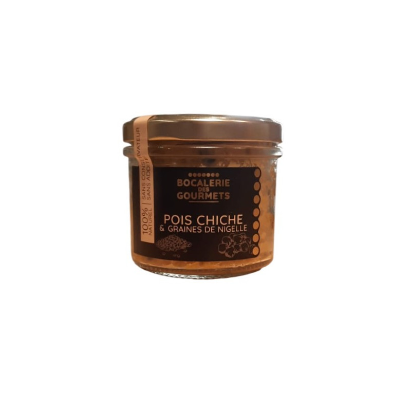 POIS CHICHE GRAINES DE NIGELLE BOCALERIE DES GOURMETS 100G