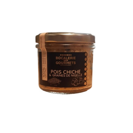 POIS CHICHE GRAINES DE NIGELLE BOCALERIE DES GOURMETS 100G