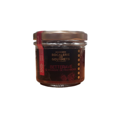 BETTERAVE ET VINAIGRE FRAMBOISE BOCALERIE DES GOURMETS 110G