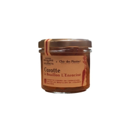 PICKLES CAROTTES ET BOUILLON L'ENRACINE BOC GOURMETS 110G