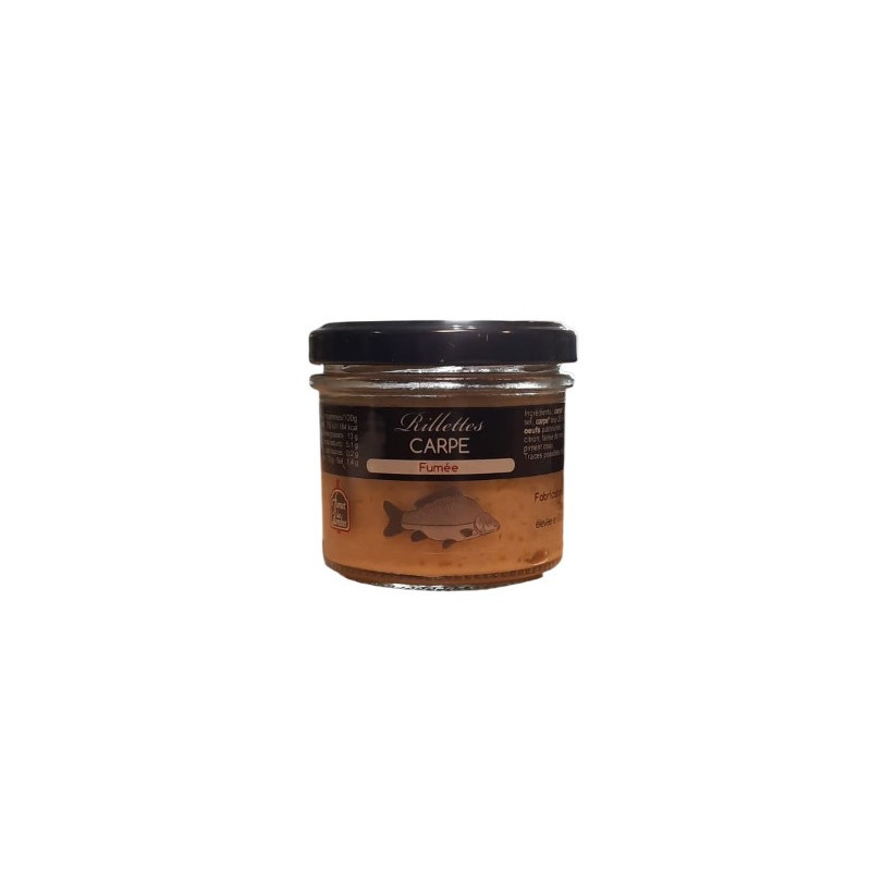 RILLETTES CARPE FUMEE FUMET DOMBES 90G