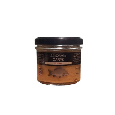 RILLETTES CARPE FUMEE FUMET DOMBES 90G