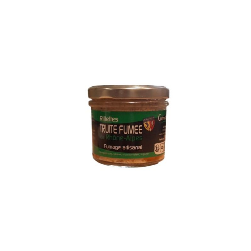 RILLETTES TRUITE FUMEE FUMET DOMBES 90G RILLETTES TRUITE FUMEE FUMET DOMBES 90G