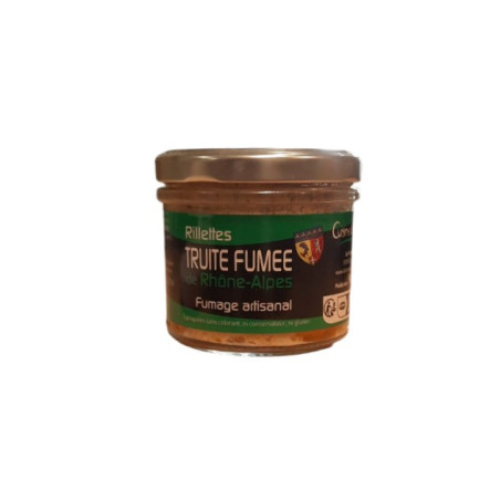 RILLETTES TRUITE FUMEE FUMET DOMBES 90G
