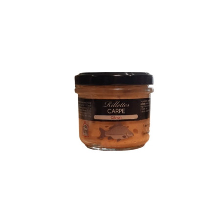 RILLETTES CARPE AU CITRON FUMET DOMBES 90G