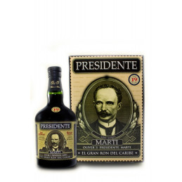 RHUM PRESIDENTE MARTI 19 ANS 70CL 40°