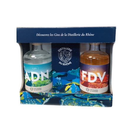 GIN ADN+FDV COFFRET 2*20CL 43°