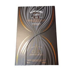WHISKY BOWMORE 12 ANS COFFRET+ 2 VERRES 70CL 40°