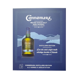 WHISKY CONNEMARA DISTIL EDITION COFFRET+2 VERRES 70CL 43°