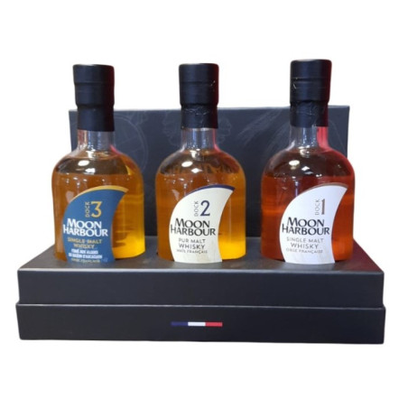 COFFRET WHISKY MOON DECOUVERTE 3*20CL 45.8°