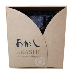 WHISKY AKASHI MEISEI +2 VERRES PORCELAINE 40°