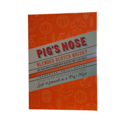WHISKY PIG'S NOSE COFFRET+ 2 VERRES 70CL 40°