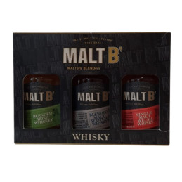 COFFRET WHISKY MALT B 3*20CL