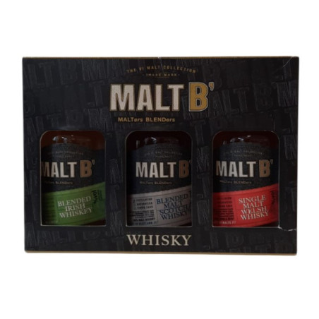 COFFRET WHISKY MALT B 3*20CL