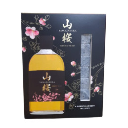 WHISKY YAMAZAKURA BLEND  + 6 PIERRES 50CL 40°