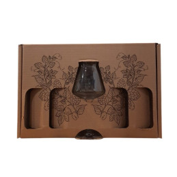 BOITE CADEAU 4 BTLES 33CL+1 VERRE CARIBREW VIDE