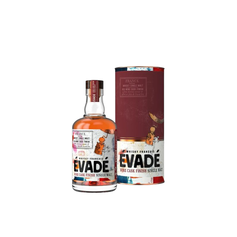 WHISKY EVADE SINGLE MALT RED WINE CASK FINISH 70CL 43°