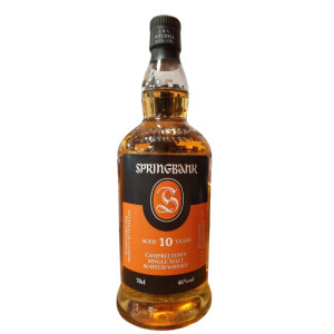 WHISKY SPRINGBANK 10 ANS 70CL 46°