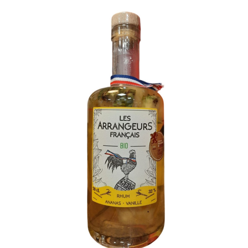 RHUM ANANAS VANILLE LES ARRANGEURS 70CL 32° RHUM ANANAS VANILLE LES ARRANGEURS 70CL 32°