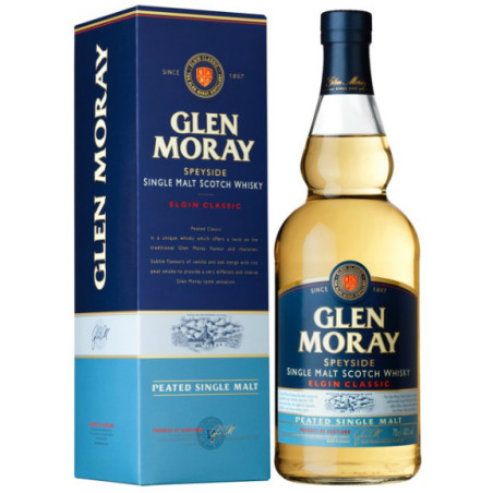 WHISKY GLEN MORAY PEATED 10024 70CL 40°