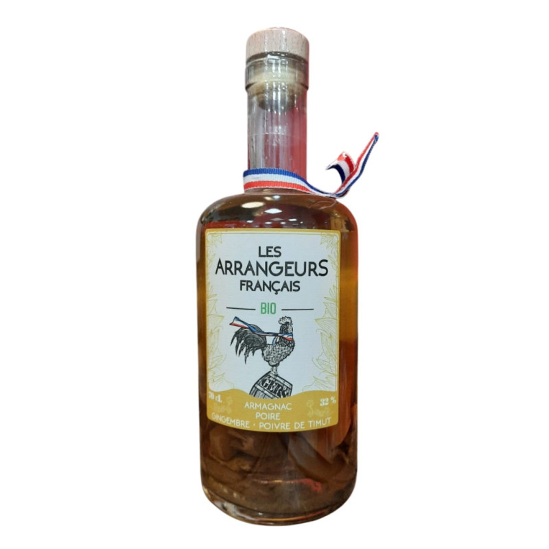 ARMAGNAC ARRANGE POIRE GINGEMBRE POIVRE TIMUT 70CL 32° ARMAGNAC ARRANGE POIRE GINGEMBRE POIVRE TIMUT 70CL 32°