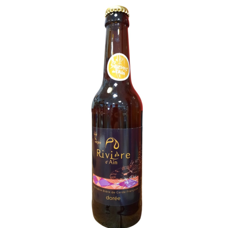 BIERE RIVIERE D'AIN BIERE DE GARDE 7.2° 33CL BIERE RIVIERE D'AIN BIERE DE GARDE 7.2° 33CL