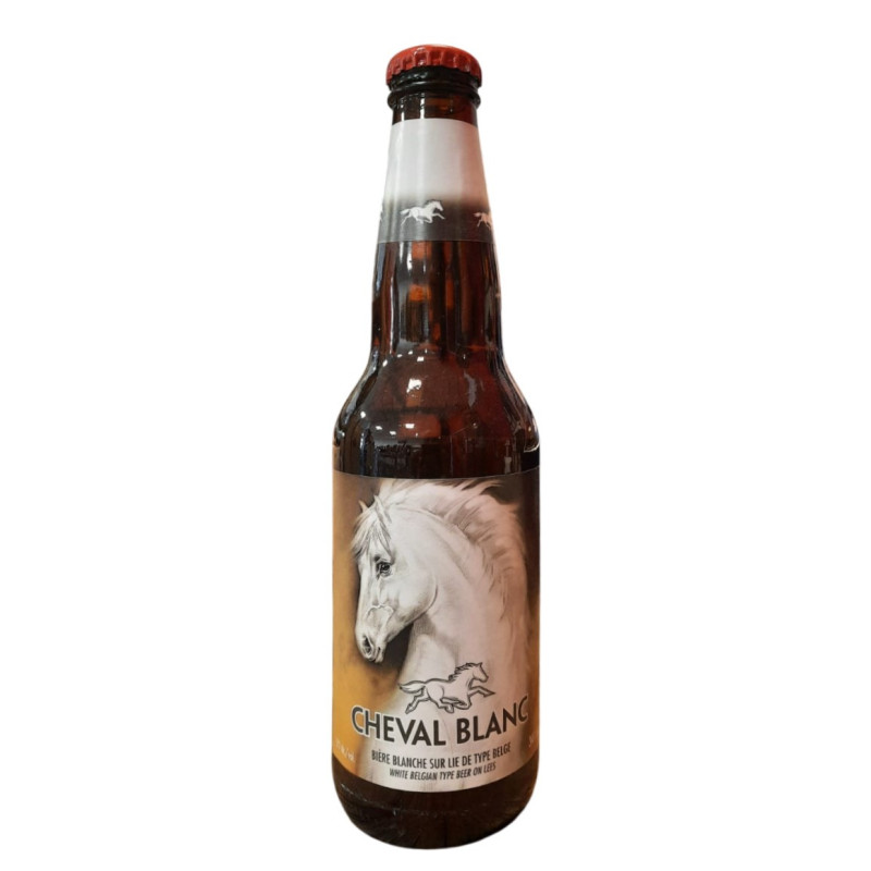 BIERE BLANCHE CHEVAL BLANC 34CL 5° BIERE BLANCHE CHEVAL BLANC 34CL 5°