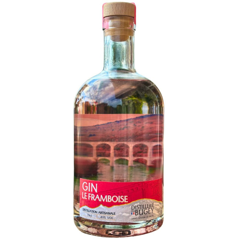 GIN FRAMBOISE DISTILLERIE DU BUGEY 70CL 40°