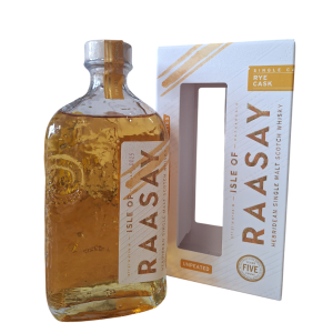 WHISKY ISLE OF RAASAY 5 ANS EX-RYE 70CL 61.8°