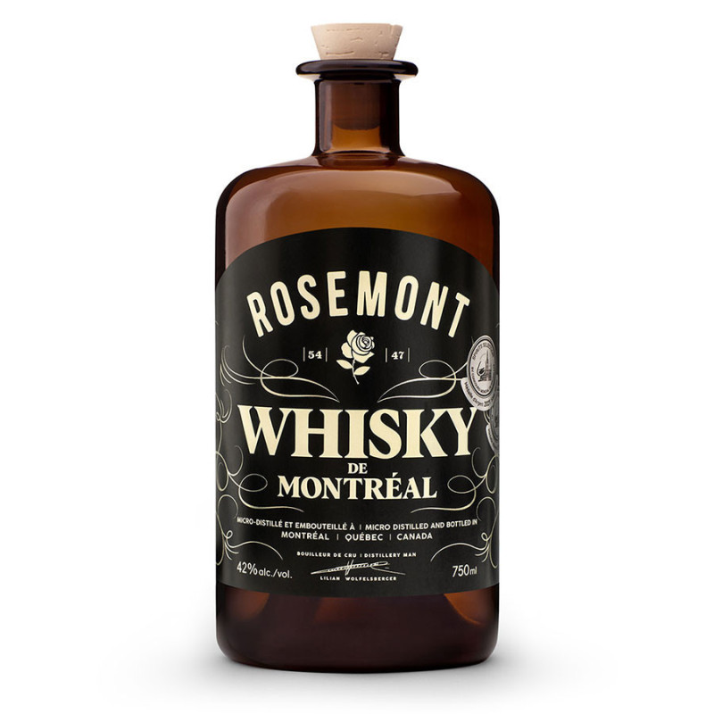 WHISKY ROSEMONT WHISKY DE MONTREAL 10469 70CL 42° WHISKY ROSEMONT WHISKY DE MONTREAL 10469 70CL 42°
