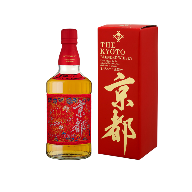 WHISKY THE KYOTO AKA OBI RED 70CL 43°