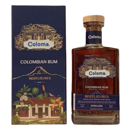 RHUM COLOMA 8 ANS FINISH ROZELIEURES 70CL 40°