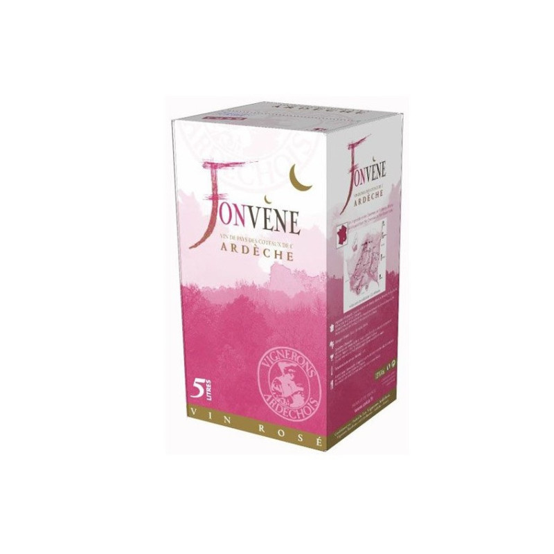 VDP ARDECHE ROSE FONVENE UVICA BIB 5L