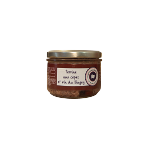 TERRINE CEPES ET VIN DU BUGEY 180G