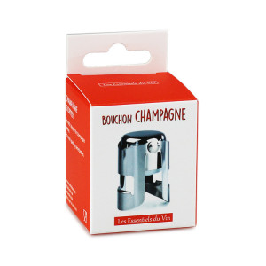 BOUCHON CHAMPAGNE NICKELE FINITION ARGENT CH 12IN ESS