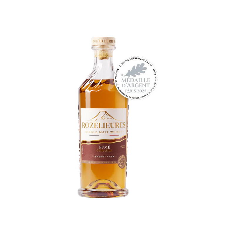 WHISKY ROZELIEURES COLLECTION FUME 70CL 46°