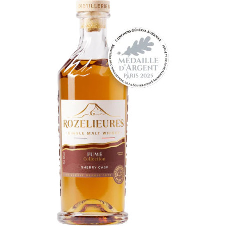 WHISKY ROZELIEURES COLLECTION FUME 70CL 46°