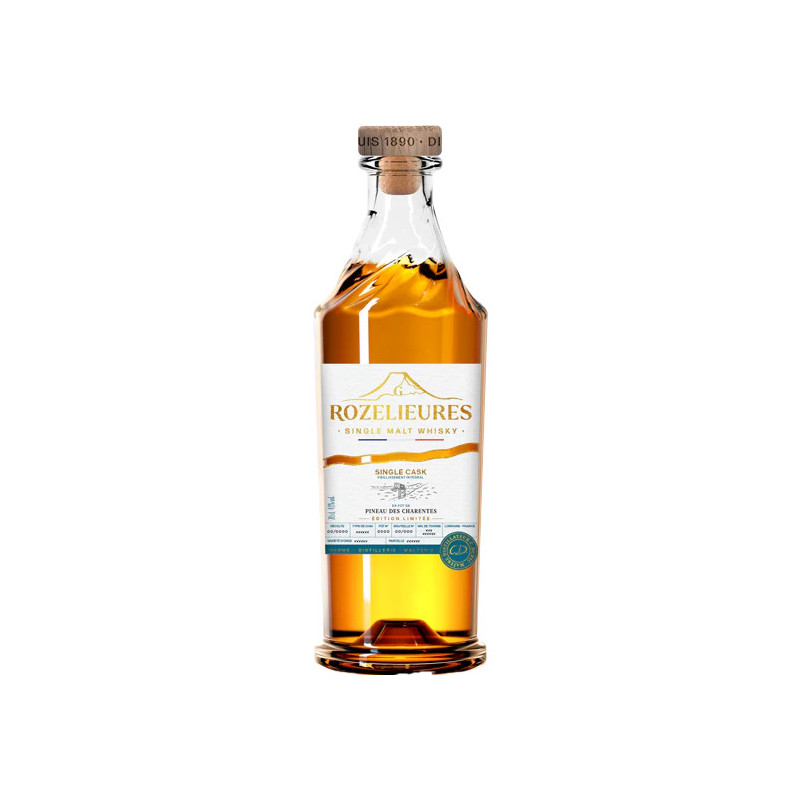 WHISKY ROZELIEURES SINGLE CASK PINEAU DES CHARENTES 70CL 43°