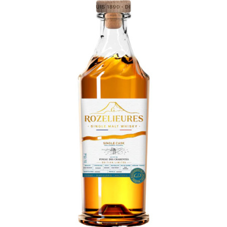 WHISKY ROZELIEURES SINGLE CASK PINEAU DES CHARENTES 70CL 43°