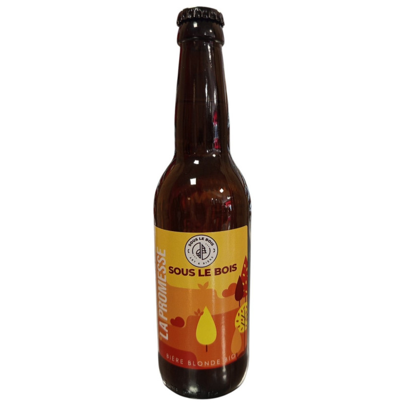 BIERE BLONDE LA PROMESSE 5° SOUS LE BOIS 33CL