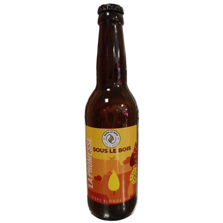 BIERE BLONDE LA PROMESSE 5° SOUS LE BOIS 33CL