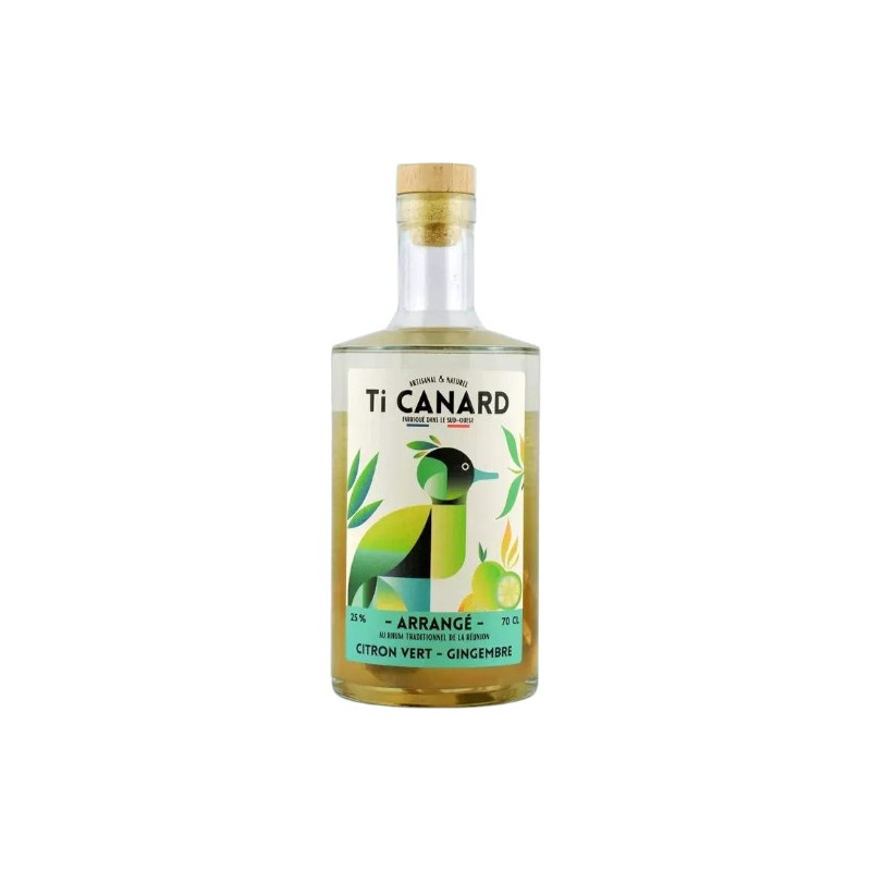 RHUM TI CANARD CITRON VERT/ GINGEMBRE ARRANGEURS 70CL 25°