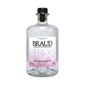 RHUM BRAUD ET QUENESSON FOND POTERIE BLANC 70CL 52°