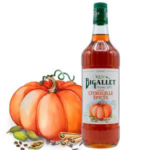 BIGALLET SIROP CITROUILLE EPICE 100CL