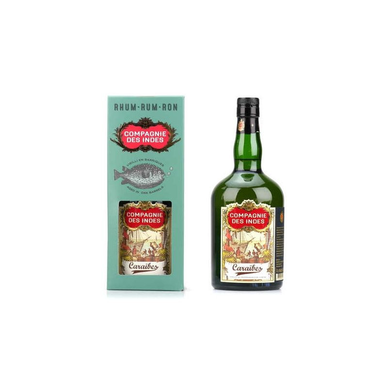 RHUM CARAIBES COMPAGNIE DES INDES 40° 70CL