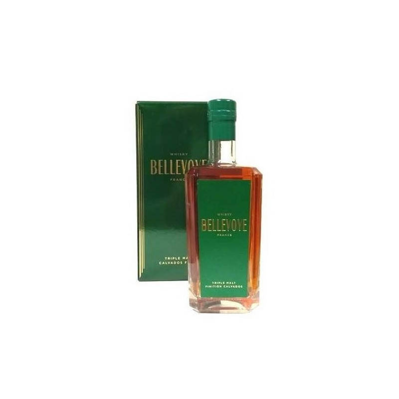 WHISKY BELLEVOYE VERT FINITION CALVADOS 43° 70CL